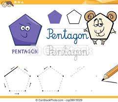 Check out our pentagon form selection for the very best in unique or custom, handmade pieces from our shops. Kartoon Grundgeometrische Formen Bildungs Cartoon Bildung Von Pentagon Grundlegende Geometrische Form Fur Kinder Canstock