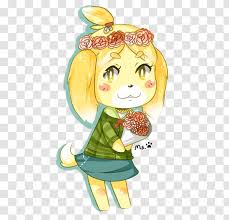 Fan art isabelle animal crossing. Animal Crossing New Leaf Drawing Illustration Deviantart Flower Fan Art Acnl Isabelle Transparent Png
