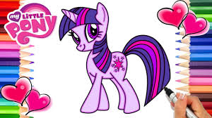 My little pony coloring pages twilight sparkle and friends. My Little Pony Twilight Sparkle Coloring Page Twilight Sparkle Coloring Book For Kids Colouring Youtube