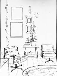 Projet Furniture Furniture Sketch Maison Dessin Dessin De Decoration Dessin Architecte