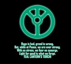 Like the other corps, their power rings are fueled by a particular emotion, in this case pride. Don T Know If This Corp Is Real Or Not But It Sounds Cool Teal Lanterns Lantern Oaths Jessica Cruz Green Lantern