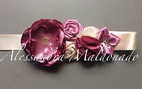 Pin De Alessandra Maldonado En Mis Cintos De Maternidad Maternity Sash Color Rosa Palo Color Rosa Cintillos