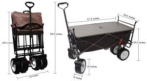 Collapsible Camping Cart Folding Wagon All Terrain Outdoor Table Beach Umbrella 158 96 Camping Cart Folding Wagon Beach Umbrella