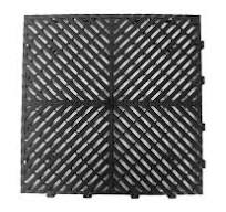 GRID Floor Tiles 400x400mm Black