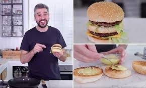 The 92p Big Mac Father Reveals Home Made Version Of Classic Hamburger Hamburger Cooking On A Budget Big Mac