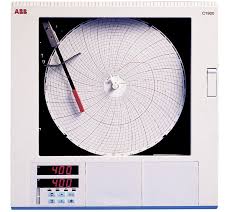 Abb C1901ja001100000std Commander Circular Chart Recorder Single Pen