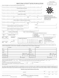 The official app of the maryland lottery provides all the information maryland lottery players want. Maryland Lottery Retailer Application Online Fill Online Printable Fillable Blank Pdffiller