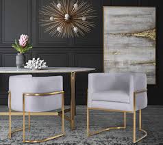 Shop metal kitchen storage at the container store. Giselle Grey Velvet Dining Chair Gold Frame Tov Furniture