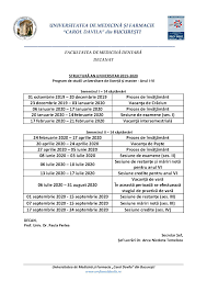 Menţionăm şi faptul că profesiile de moaşă, respectiv asistent medical generalist (cu patru ani de studii), sunt reglementate la nivelul uniunii europene, beneficiind de recunoaşterea automată a diplomei de licenţă dobândită la umf „carol davila în toate ţările membre ue, conform prevederilor directivei europene nr. Plan Invatamant Umf Carol Davila Caesaryxz
