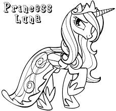 Color all of our princess luna coloring pages. Pin On Colorear