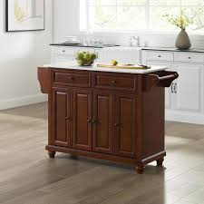 Check spelling or type a new query. Cambridge Granite Top Full Size Kitchen Island Cart Mahogany White
