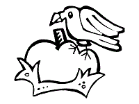 Free printable crown coloring pages for kids. Crow Or Raven Coloring Pages And Printable Activities