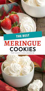 Egg White Cookies Are Incredibly Light Ethereal Cookies Made From Whipped Egg Whites And Sugar These Simple Mer Cooking Cookies Jam Drops Recipe Sweet Snacks