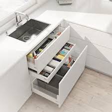 Si ce meuble est si apprécié, c'est parce qu'il est très pratique et très esthétique, surtout lorsqu'il épouse le style de la cuisine. Tiroir Sous Evier Placard Cuisine Meuble Sous Evier Rangement Cuisine