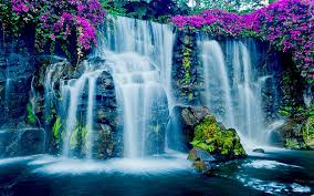 We present you our collection of desktop wallpaper theme: Hd Wallpaper Beautiful Blue Waterfall In Hawaii Wallpaper Flare