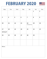 Check spelling or type a new query. February 2020 Usa Calendar With Holidays Holiday Calendar Calendar Usa Federal Holiday Calendar
