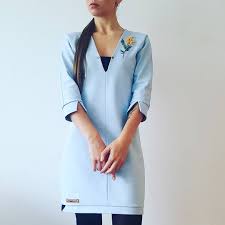 Unique Dress With Hand Embroidery Handmade Handembroidery Embroideryart Embroiderydesigns Embroidered Blued Unique Items Products Clothes Unique Dresses