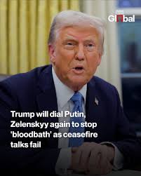 US President Donald Trump said he will speak with Russian President  Vladimir Putin