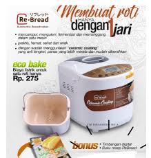 150 ml air (kurang lbh, resep asli memakai 190 ml) semua bahan dimasukan ke dalam rebread berturut2, dengan urutan putih telur, himalayan salt, air sedikit dulu, tepung almond, psyllium husk, ragi …. Re Bread Alat Pembuat Roti Mesin Pembuat Roti Rebread Bread Maker Lazada Indonesia