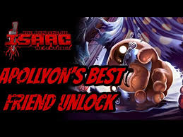 To unlock apollyon, players must defeat mega satan. Apollyon S Best Friend Unlock The Binding Of Isaac Repentance Youtube