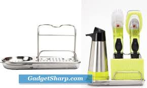 This sink basket is made from 304 stainless steel making it durable and rust resistant. 12 Sink Organizer Designs For Your Tidy Kitchen