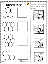 Free printable kindergarten worksheets cut and paste | cialiswow.com. Bee Number Cut And Paste Worksheet Preschoolplanet