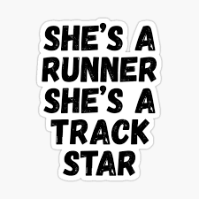 Track Star Stickers Redbubble