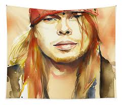 Axl Rose Tapestries for Sale