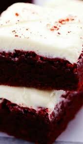 Red Velvet Brownies With Cream Cheese Frostiing Red Velvet Brownies Red Velvet Brownies Recipe Cookies And Cream Cheesecake