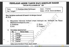 Ppkn, bahasa indonesia, ipa, ips dan juga sbdp. Soal Ulangan K 13 Kelas 5 Tema 7 Peristiwa Dalam Kehidupan Sekolahdasar Net
