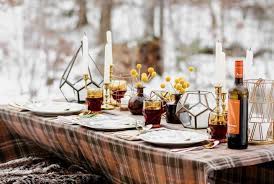 We've teamed up with mari of the arcadian home blog to put together 10 awesome looks for winter party décor. Winter Dinner Party Menu Tablescape For 6 With Photos
