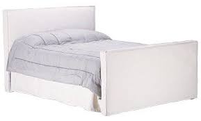 It give a better and clean look and keeps the under storage dust free. Amazon Com Paramount California King Slipcovered Headboard Footboard W Metal Bed Frame And Matching Bed Skirt H Panel Bed Slipcovers Slipcovered Headboard