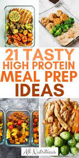 21 Delicious High Protein Meal Prep Recipes High Protein Meal Prep High Protein Recipes Fitness Meal Prep