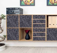 Always a free bed frame. Abstract Paisley Furniture Decal
