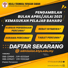 Įmonės kolej yayasan sabah (kys) veiklos vieta: Kolej Teknikal Yayasan Sabah Kota Kinabalu Education Facebook