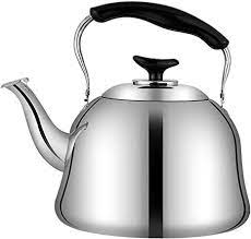 Mschen Stove Top Kettle Stainless Steel Whistling Whistle Tea Kettle Stainless Steel Teapot With Heat R In 2021 Whistling Tea Kettle Tea Kettle Stainless Steel Whistle