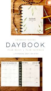 2021 Daybook Catholic Planner Liturgical Calendar Etsy In 2020 Journal Elements Planner Design Planner