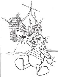 Pirate Donald Color Page Pirate Coloring Pages Disney Coloring Pages Cool Coloring Pages