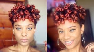 We'd say that girls with crops are less likely to be instead, the natural hair gang uses perm rods to set curls of every shape and tightness when they he recommends avoiding heat styling and hair products containing alcohol and silicones, since they. Rose Gold Perm Rod Set On Tapered Natural Hair Short Natural Hair Twa Youtube