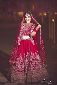 Reception Lehenga Nivetas Bridal Lehenga Red Indian Bridal Dress Indian Bridal Outfits
