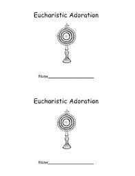 Opposite each coloring page is an incredible quote from that saint on the eucharist. Eucharistic Adoration Worksheets Teaching Resources Tpt