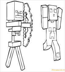 Minecraft creeper coloring pages for kids. Creeper Minecraft Coloring Pages Cartoons Coloring Pages Coloring Pages For Kids And Adults