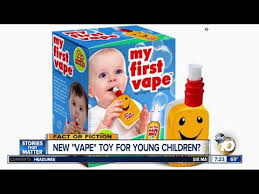 Let's talk about children vaping. New Vape Toy For Children Is Causing A Social Media Frenzy Video Q102 Rach On The Radio