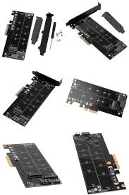 Visit To Buy Desktop Dual Port Ngff M 2 B M Key Ssd To Pci Express Pci E 4x Adapter Card Advertisement Ssd Adapter B M