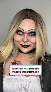 Tiffany Valentine Makeup Transformation Tutorial