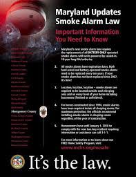 .the legislative branch of prince george's county is subject to the terms and conditions of this user agreement and all applicable laws and regulations. Pete Piringer Auf Twitter Md S Smoke Alarm Law Emphasizes 10 Year Smoke Alarms W Long Life Sealed Batteries These Alarms Are Only Appropriate Where Battery Operated Smoke Alarms Exist Per Code It Is Never Acceptable