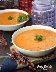 Spicy Tomato Soup Creamy Tomato Soup Recipe Recipe Creamy Tomato Soup Creamy Tomato Soup Recipe Tomato Soup Recipes