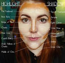 Highlighting Guide Will Need To Be Adapted To My Doughy Definition Less Face Contour Makeup Skin Makeup Beauty Makeup