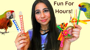 All parrot toys must comply with some basic premises in order to avoid poisoning, injury or other problems. Diy Bird Foot Toys Under 5 Minutes Simple Diy Parrot Toys Youtube