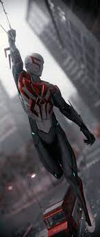 He wears a unique costume that is replicated here for peter. Spider Man 2099 White Suit Wallpapers Wallpaper Cave